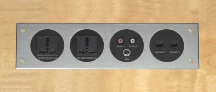 aluminum alloy panel socket outlet-HS703