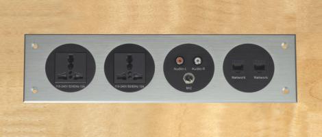 aluminum alloy panel socket outlet-HS703